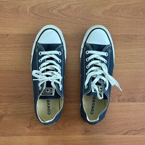 Converse Dark Blue Canvas Sneakers